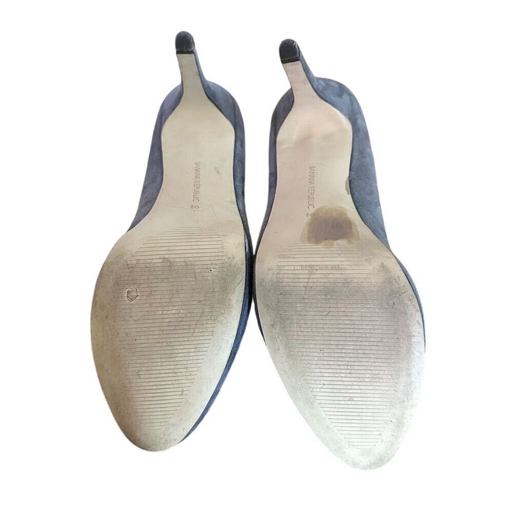 Banana Republic Women's Gray Suede High 4” Heel Pumps‎ Size 9.5 - Picture 8 of 10